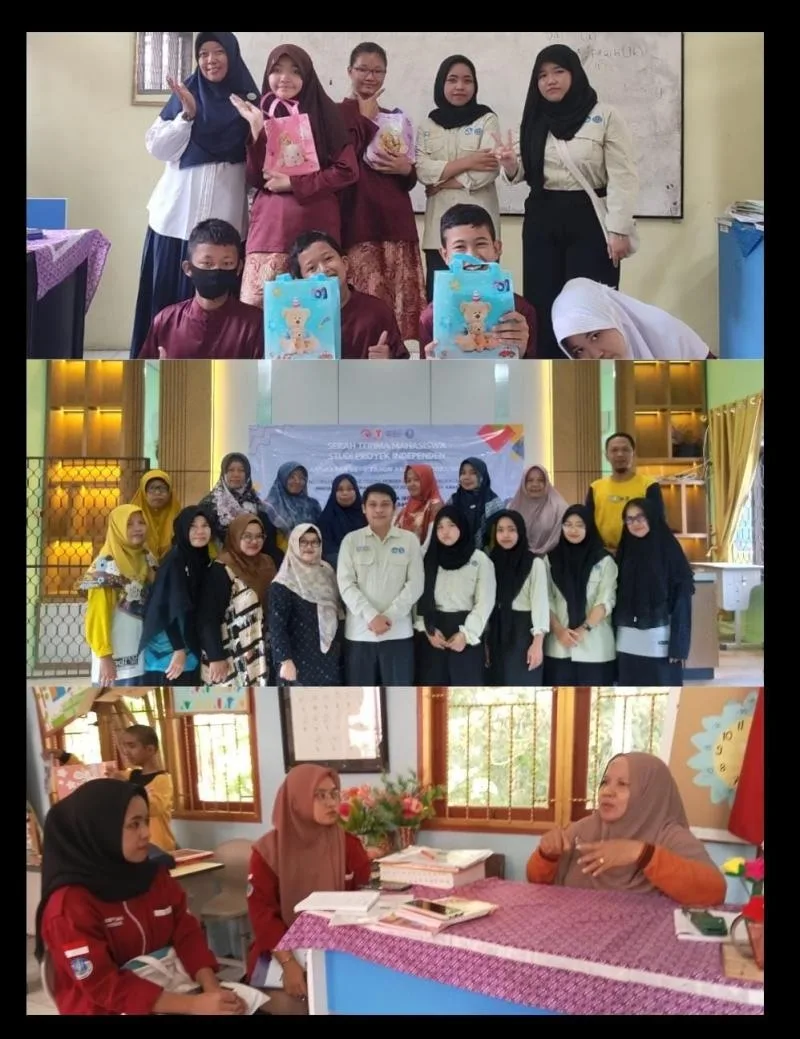 MBKM UBB 2023, Tiga Mahasiswi Sastra Inggris Laksanakan Proyek Independen di SLBN Pangkalpinang