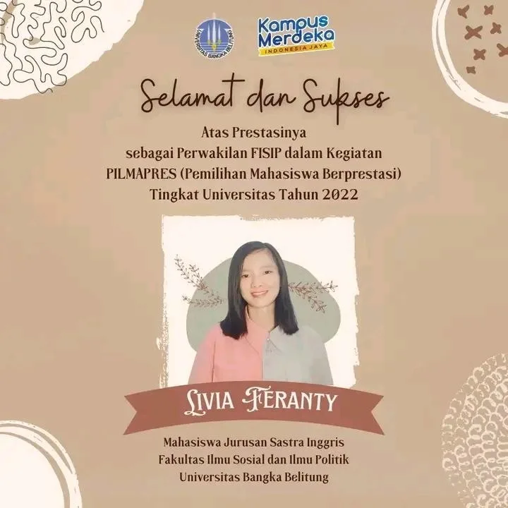 Mahasiswa Berprestasi Sastra Inggris 2022