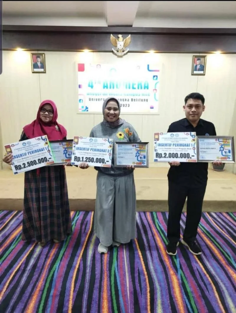 Sastra Inggris UBB Tempati Peringkat Pertama pada Nominasi Akun YouTube Teraktif dan Terinformatif pada ANUMEKA ke-4